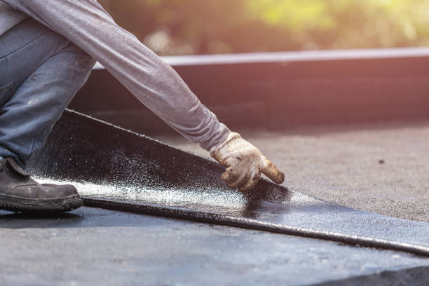 Professional Waterproofing technician working in Deer Park, WA